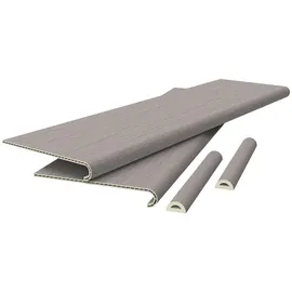 [neu.holz] Treppenverkleidung 2er Set Bunschoten Ash Grey neu.holz