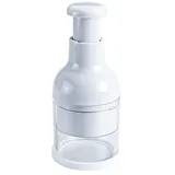 Gravidus Zwiebelhacker Zerkleinerer Zwiebelschneider Zwiebelhacker Gemüsezerkleinerer Weiß weiß