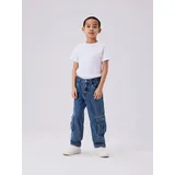 NAME IT Ryan St Cargo 5910-zd Jeans Medium Blue Denim 14 Jahre