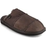 SHEPHERD Herren Lammfellhausschuhe Allan, asphalt 47 - Grau - 47