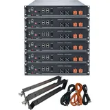 Pylontech 14,4 kWh 0% MwSt §12 III UstG Solarspeicher Lithium LiFePO4 inkl. Halterung, Rack und BMS