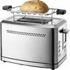 SOLIS OF SWITZERLAND Toaster Flex Toaster, grau (edelstahl), B:18cm H:19cm T:27cm, Toaster