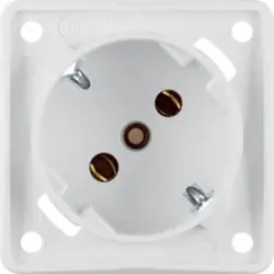 Berker 841852522 Steckdose SCHUKO 45° Integro Einsätze pw