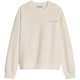 Marc O'Polo Sweatshirt Rückenprint Silky Weiß S
