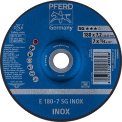 PFERD Schruppscheiben E 180-7 SG INOX