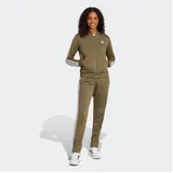 Adidas Essentials 3-Streifen Trainingsanzug Olive Strata M