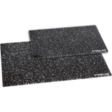 STONELINE Schneidebrett-Set Glas 2-tlg. onesize Grau/Schwarz
