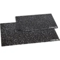 STONELINE Schneidebrett-Set Glas 2-tlg. onesize Grau/Schwarz