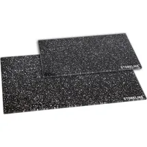 STONELINE Schneidebrett-Set Glas 2-tlg. onesize Grau/Schwarz