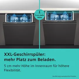 Siemens iQ300 SX53ES22CE Einbau-Geschirrspüler (teilintegrierbar, 598 mm breit, Edelstahl)