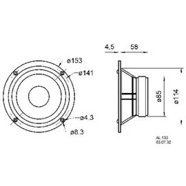 Visaton  AL 130 M - 8 Ohm