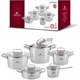 gerlach 1760 Superior Topf-Set 5-tlg. Kochtopf + Pfanne
