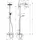 Hansgrohe Crometta S Showerpipe 240 1jet mit Wannenthermostat chrom 27320000