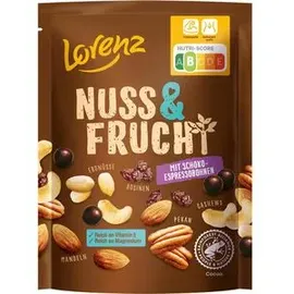 Lorenz Snack-World Lorenz Studentenfutter Nuss & Frucht mit Schoko-Espressobohnen 100,0 g