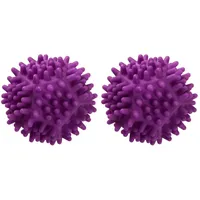 Fackelmann Trocknerkugeln Fluffy, Plastik, berry, 6.5 x 6.5 x 6.5 cm