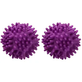 Fackelmann Trocknerkugeln Fluffy, Plastik, berry, 6.5 x 6.5 x 6.5 cm