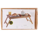 Bambus Betttablett mit klappbaren Beinen - Serviertablett