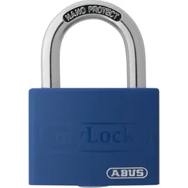ABUS Vorhängeschloss T65 AL - MyLock Farbe blau