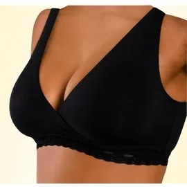 PETITE FLEUR Soft-BH 36 Schwarz/Weiß