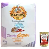 5x Farina Caputo Nuvola Super Pizza Pizzamehl Für Leichten Teig 5kg +Polpa 400g