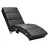 CASARIA Relaxliege London Kunstleder 186 x 89 x 55 cm Schwarz mit Massage und Heizfunktion