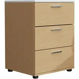 VCM Nachtschrank Testalo 46 x 42 x 59 cm Braun/Weiß