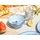 CreaTable Kombiservice Mediterran 16-tlg. blau/Traditionell keramische Motive