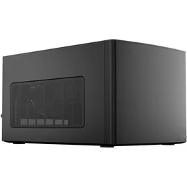 Fractal Design Node 304 Mini-ITX Gehäuse – Kompaktes Design, Erweiterbares Innenleben, USB 3.0 Frontpanel, Schwarz