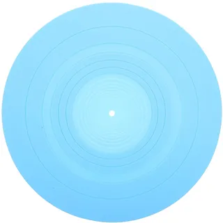 Supvox Plattenteller Tellerauflage Gummi Silikon Plattenteller Lp Slipmat Universal Plattenteller Antistatisch Vibration Plattenteller Auflage Plattenspieler Aufbewahrungskissen Blau