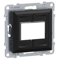 Legrand 765812 Seano MyHome Szenentaster zum Abrufen von 4 Szenarien in der Farbe Schwarz 1