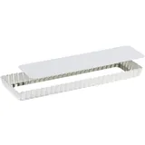 Louis Tellier Tortenform Rechteckig Geriffelt 35 x 11 cm