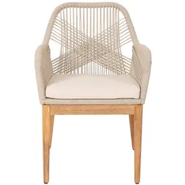 Proregal Gartenstuhl 58 x 59 x 85 cm beige 2 St.