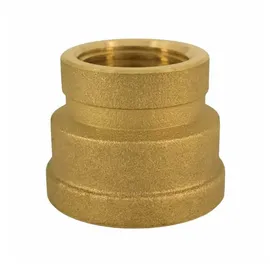 KLASEBO® Messing Muffe Reduziert, Reduziermuffe, 3/4" IG X 1 1/4" IG