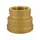 KLASEBO® Messing Muffe Reduziert, Reduziermuffe, 3/4" IG X 1 1/4" IG