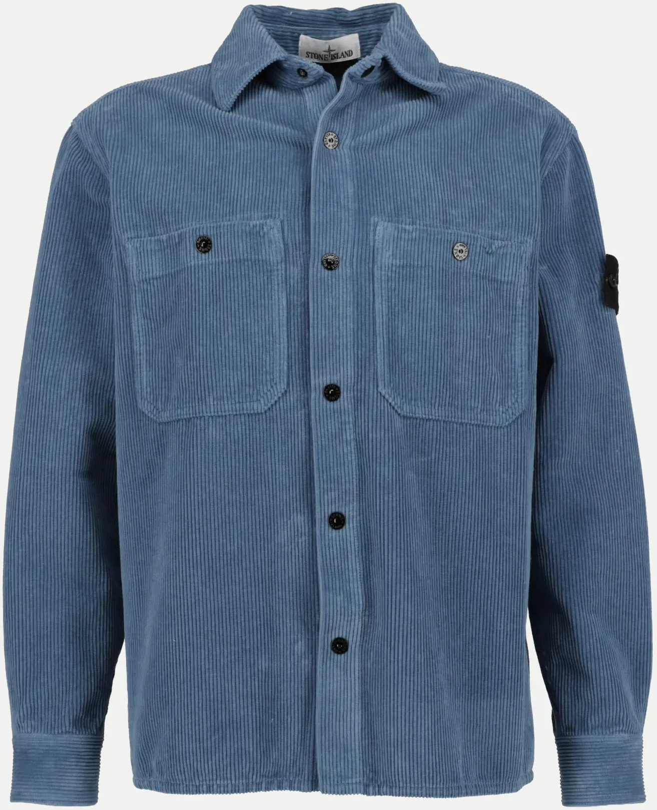Overshirt aus Cord Blau M