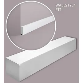 NMC Noel MARQUET Nmc Ft1f-box WALLSTYL Sockelleisten 1 Karton Set mit 26 Wandleisten 52 m Weiß