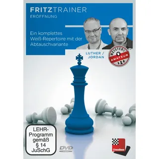ChessBase Ein komplettes Weiß-Repertoire mit der Abtauschvariante Fritztrainer: interaktives Video-Schachtraining