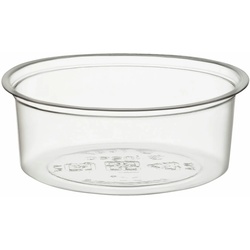 VEPATIM 100x BIO Dressingbecher rund  60ml O 70mm aus Biokunststoff (PLA)