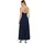 Vera Mont Abendkleid Volant Blau 44
