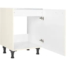 Nobilia Spülenschrank Touch 60 x 58,3 x 87 cm Weiß