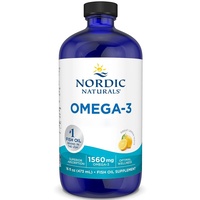 Nordic Naturals, Omega-3, 1560mg Omega-3, Fischöl mit EPA und DHA, 473ml, Zitronengeschmack, Laborgeprüft, Sojafrei, Glutenfrei, Ohne Gentechnik