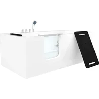AcquaVapore Seniorenwanne mit Tür 160 x 85 cm (S15-TH-L)