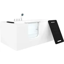 AcquaVapore Seniorenwanne mit Tür 160 x 85 cm (S15-TH-L)