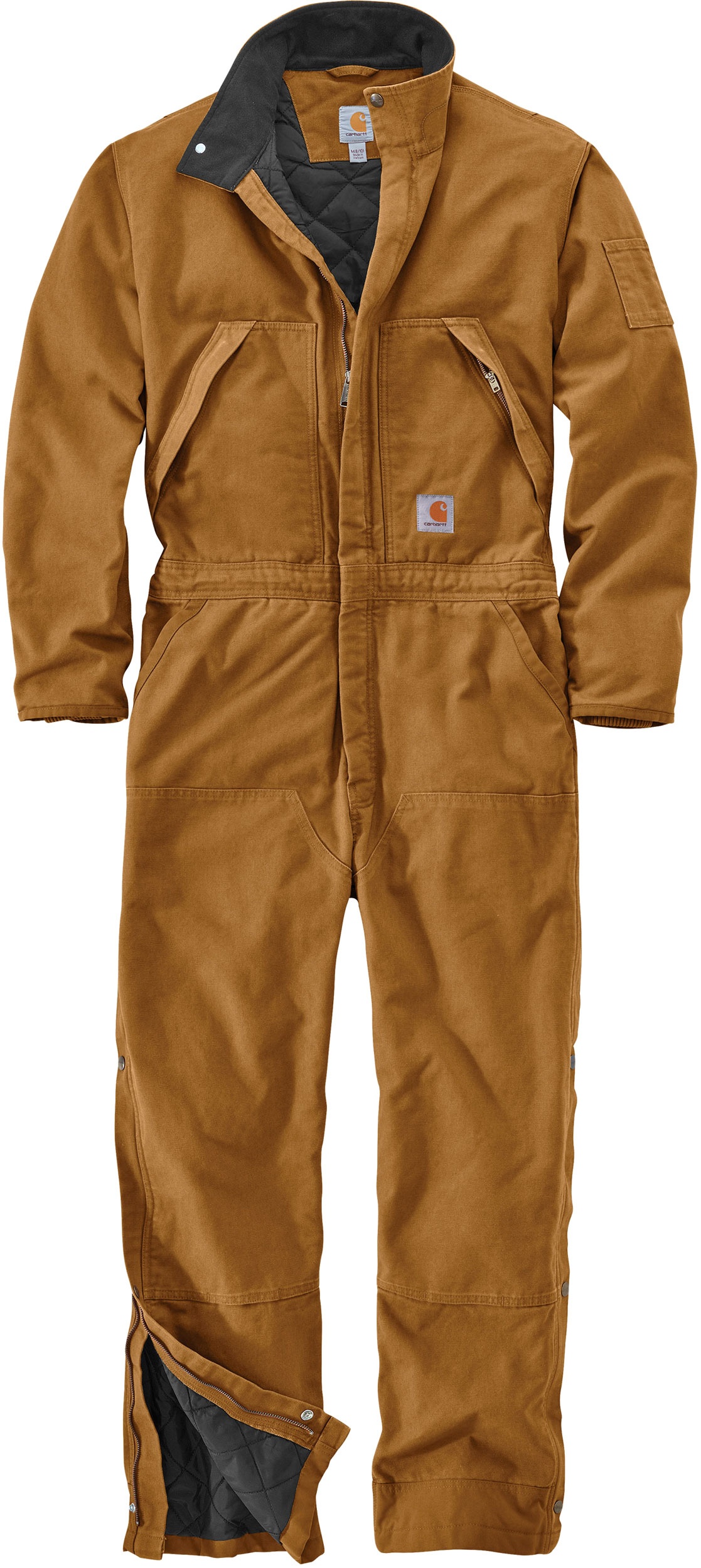 Carhartt Washed Duck Insulated, global - Marron Clair - XXL