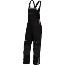 Triuso Leibwächter Kinder Latzhose Flex-Line FLXKL Gr. 122/128 schwarz-grau,