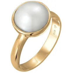 Nenalina Damenring Mabe Perle Klassisch Edel 925 Silber Ringe   
