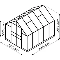 Vitavia Domus 8300 Alu smaragd grün ESG 3 mm 8,3 m2