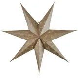 Star Trading Papierstern Papierstern Decorus Weihnachtsstern Leuchtstern hängend D: 63cm gold goldfarben