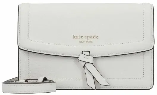 Kate Spade New York Knott Umhängetasche Leder 18 cm cream