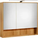 BASIC by Balculina »Yukon, Badezimmerschrank BxTxH 80x70x15«, (1 St.), Breite 80 cm, Softlclose, Spiegeltüren